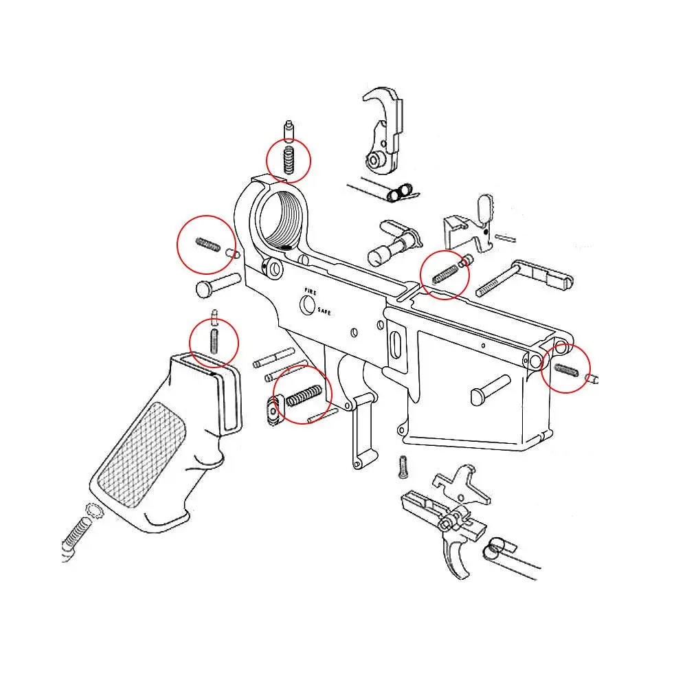 Eemann Tech small springs kit
