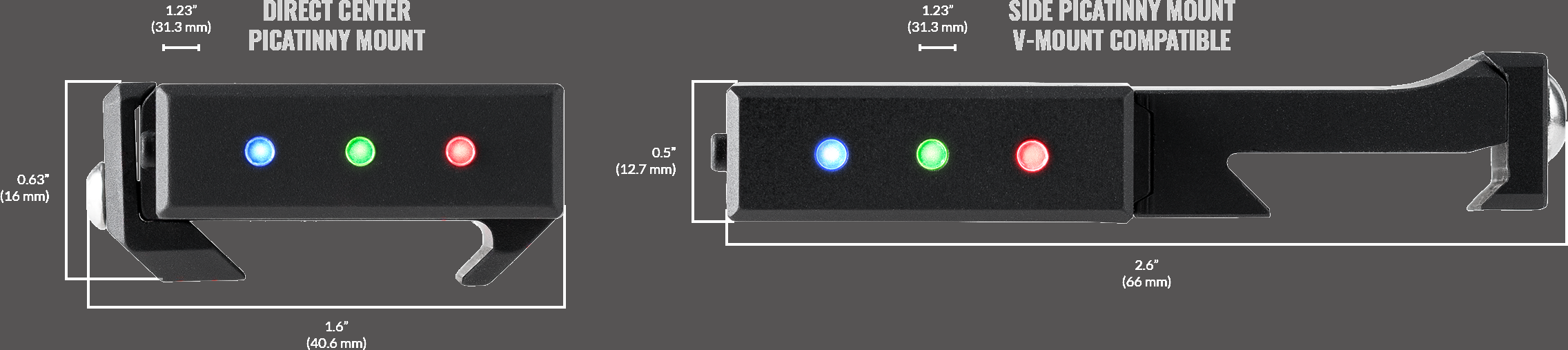 MDT Send It dimennsions